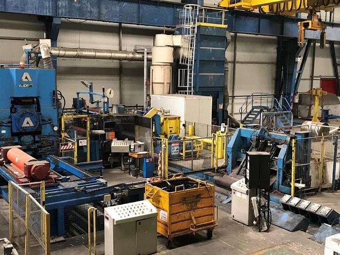 Used ANDRITZ 1500mm 4-Hi Skin Pass Mill (Us.) #4340