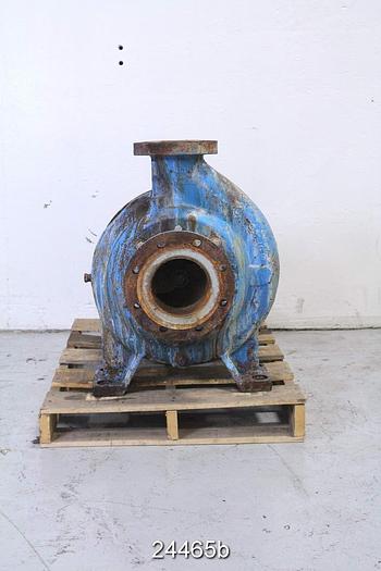 Used Goulds 3175 Goulds 3175, 4X6X14, 2 Vane Impeller, 11 3/4" Diameter Impeller, Stainless Steel Impeller, Ductile Iron Casing, Ductile Iron Stuffing Box, Ductile Iron Suction Side Plate, Packing #24465