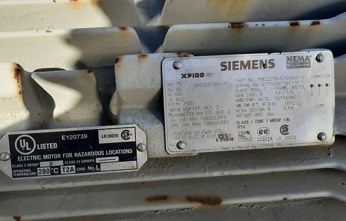 Used Compressor, Gas, 75 HP, Aerzen, Screw, Bio-Gas #S744403