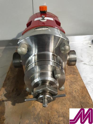 Refurbished SSP 13-0019-075 Fully Refurbished 1 1/2" Rotary Lobe Pump Head with Built In Pressure Relief Valve