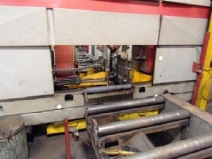 Used 2000 Vernet Behringer FP600 3 Head CNC Drill | 43' Infeed, 40' Front Conveyor