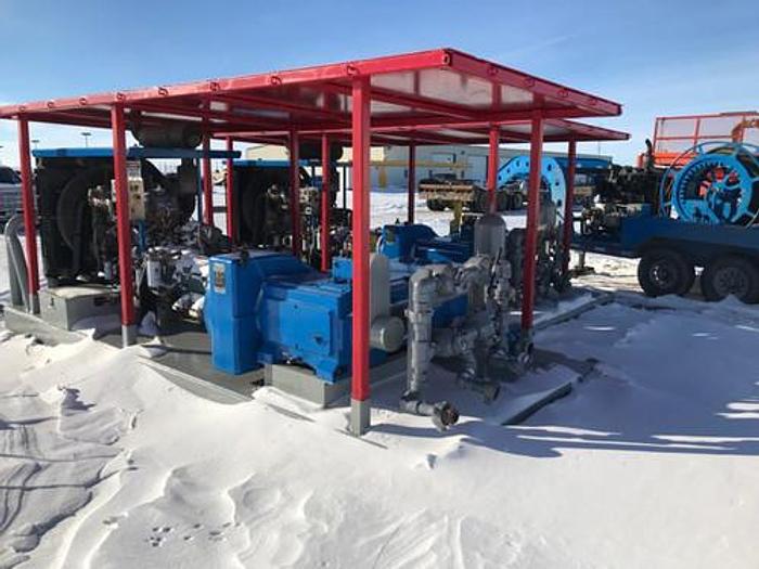 Used (2) NOV Triplex Well Service Pumps