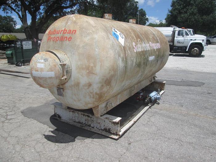 Used 1800 Gallon Propane Tank on a Skid