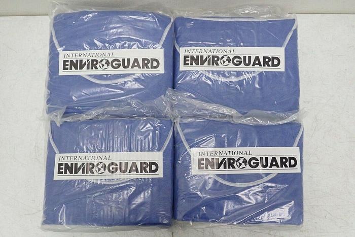 Used International Enviroguard FS2065B Denim Blue Soft Scrub Shirt, Size 4XL, 50 Each