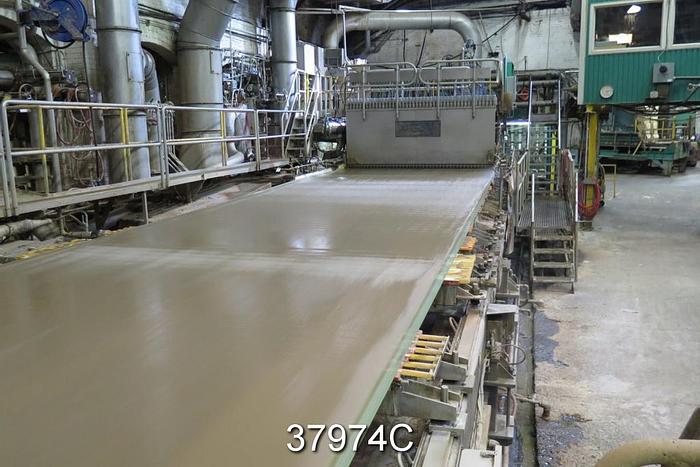 Used GL&V Paper Machine, 140.5" Wire Width, 120" Trim, 3000FPM, Jetmatic Fourdrinier #37974