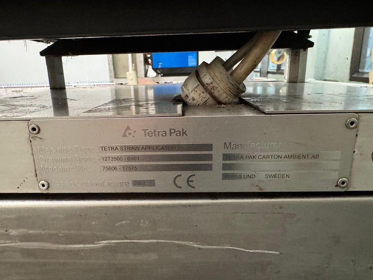 Used USED TETRA PAK TBA 19 200ML SLIM FILLING LINES, YEAR 2001