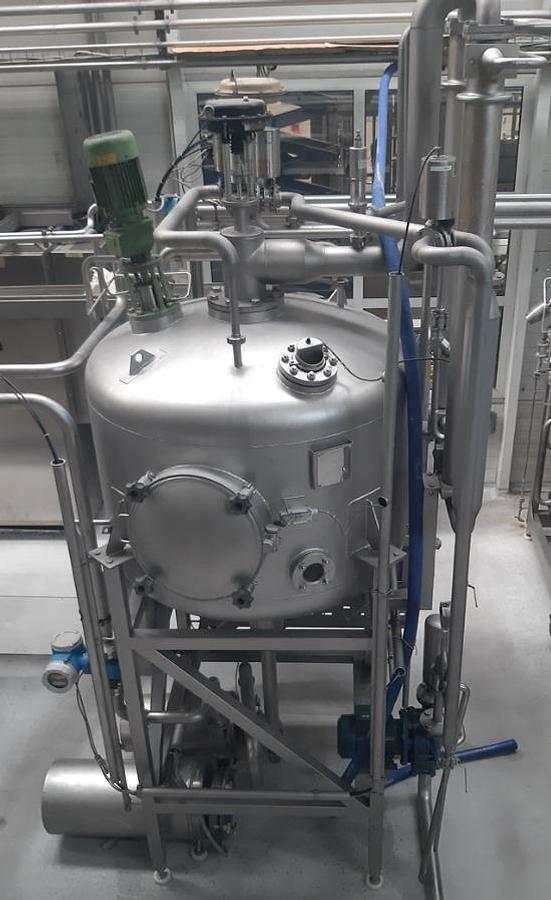 Used USED GEA TUBULAR JUICE PASTEURISER DEAERATOR AND HOMOGENISER 7700 LPH FOR SALE