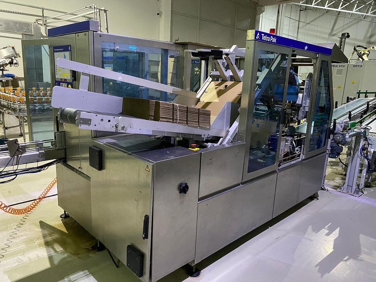 Used USED TETRA PAK TPA 19 200ML PRISMA COMPLETE FILLING LINE FOR SALE YEAR 2002