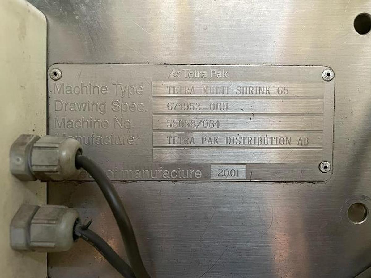 Used 2001 REFURBISHED TETRA PAK MULTI SHRINK 65