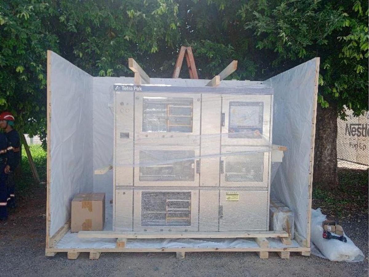 Used USED TETRA PAK A3 FLEX 200ML SLIM COMPLETE FILLING LINE FOR SALE VERSION 150V YEAR 2008