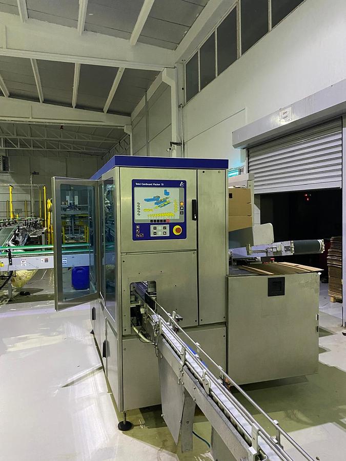 Used USED TETRA PAK TBA 19 200ML SLIM 20V COMPLETE FILLING LINE FOR SALE YEAR 2006