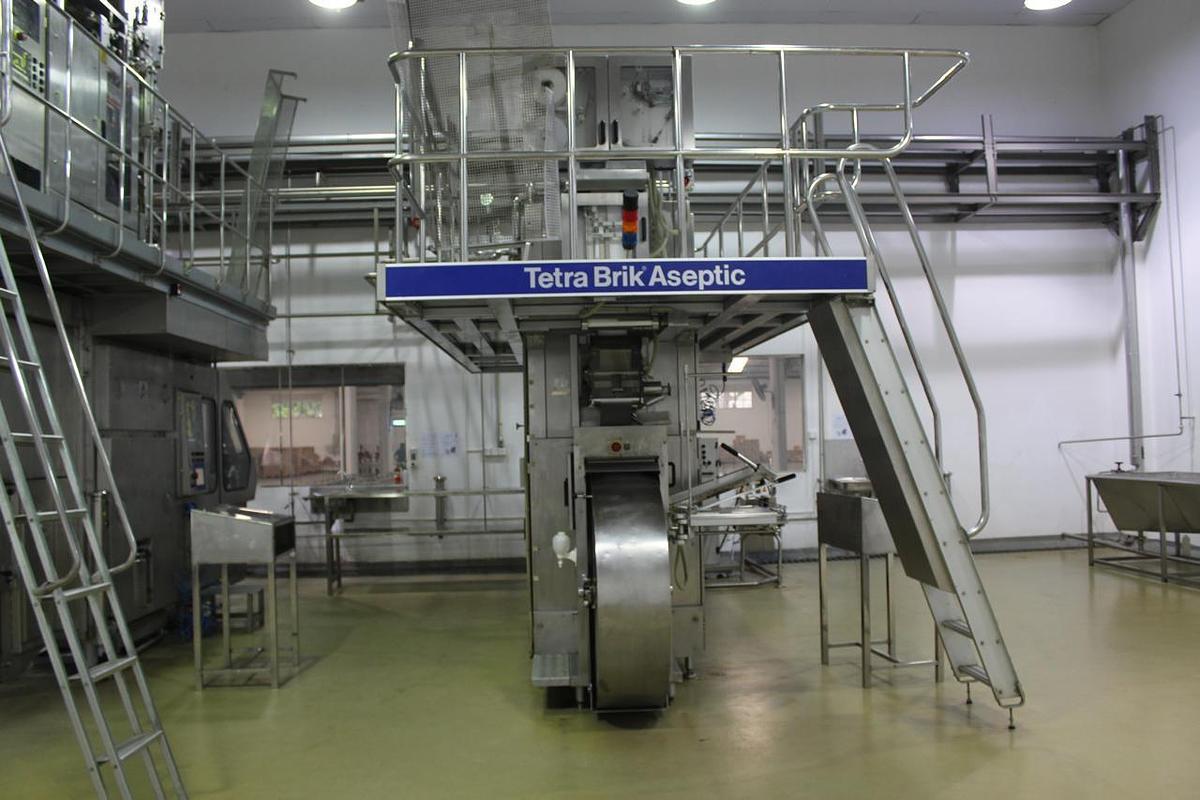 Used COMPLETE TETRA PAK UHT PLANT WITH TWO ASEPTIC FILLING LINES FOR SALE