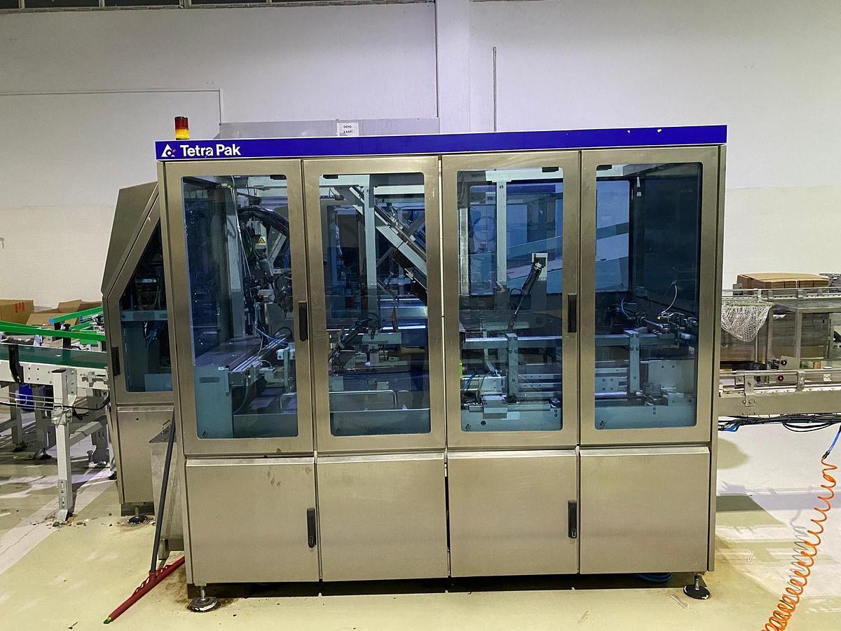 Used USED TETRA PAK TPA 19 200ML PRISMA COMPLETE FILLING LINE FOR SALE YEAR 2002