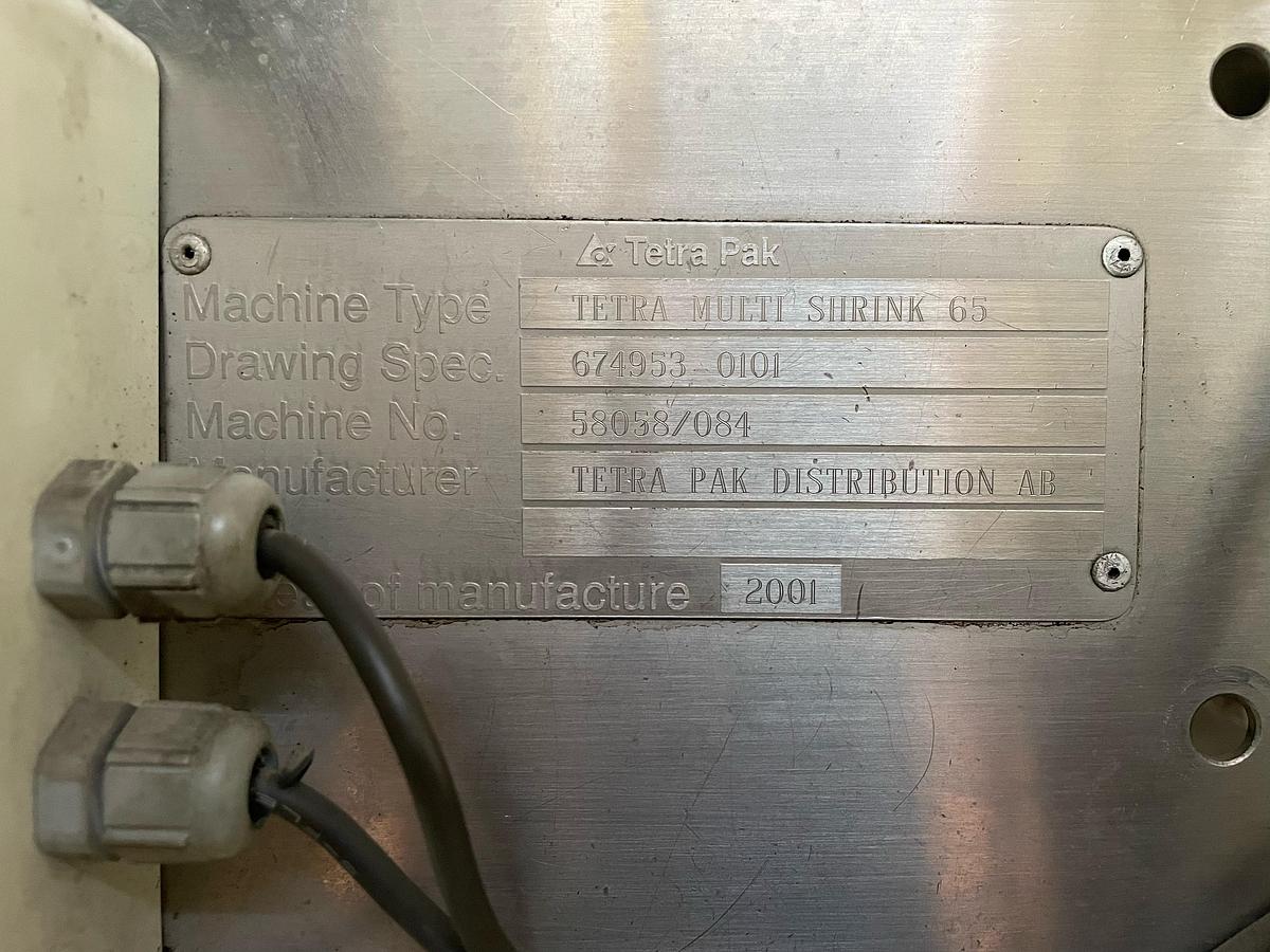 Used REFURBISHED TETRA PAK MULTI SHRINK 65 YEAR 2001