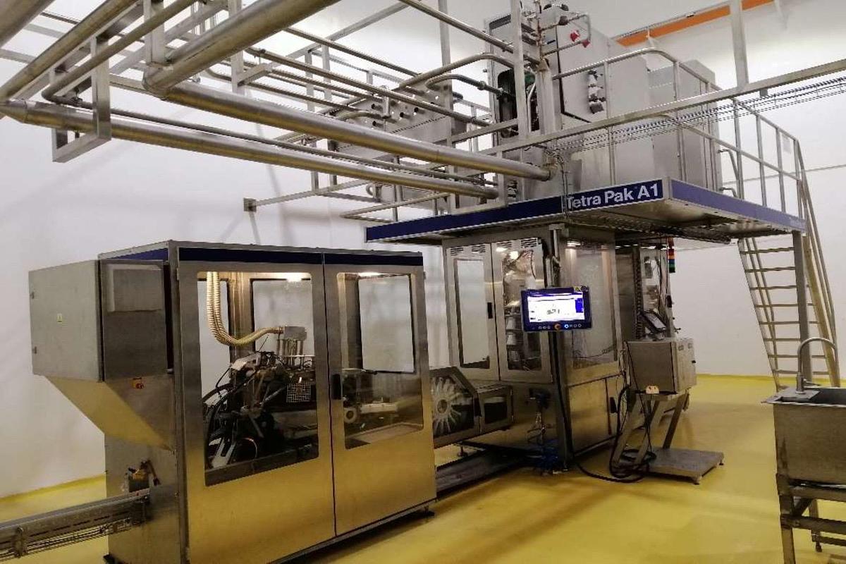 Used 2019 Tetra Pak A1 TWA 180ml Ultra  Wedge filling line