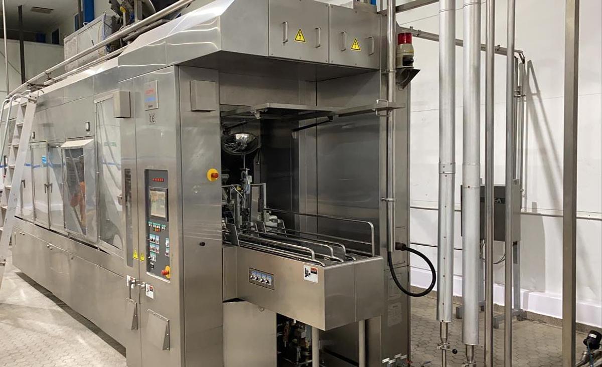 Used GABLE TOP COLD FILLING AND CAPPING MACHINE FOR SALE