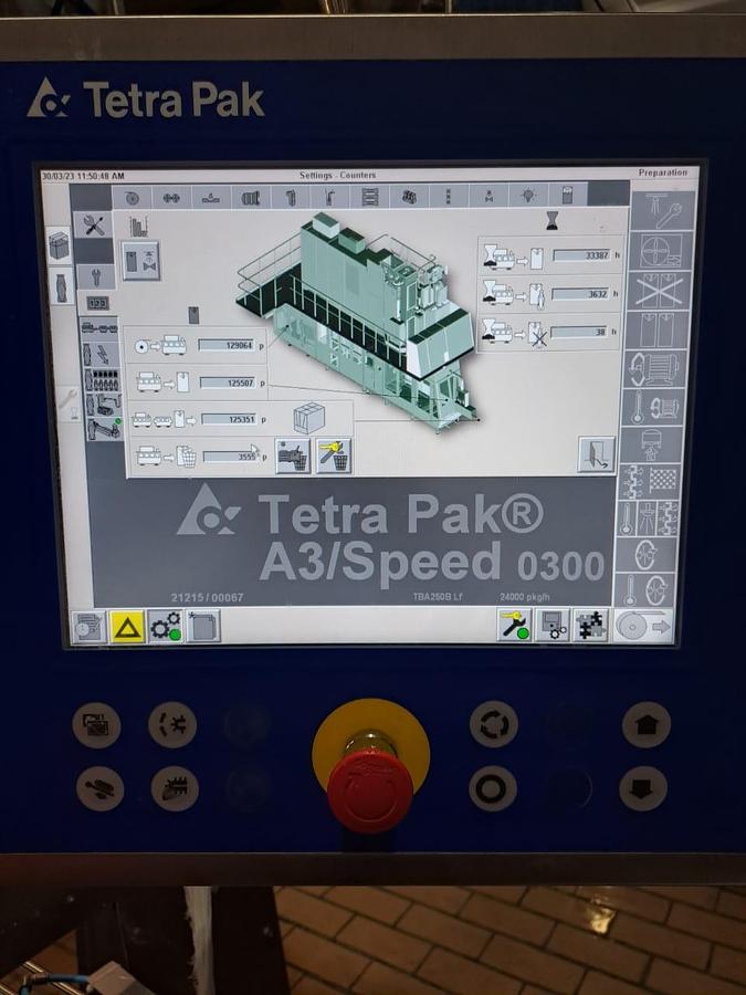 Used 2010 Tetra Pak Tetra Pak A3 Speed Filling Line