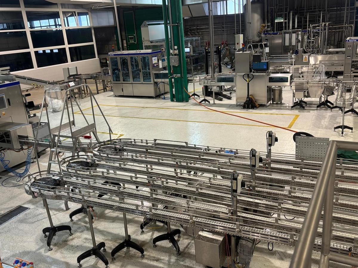 Used USED ESL TETRA REX FILLING AND CAPPING COMPLETE LINE FOR SALE FOR LONG LIFE FRUIT JUICES YEAR 2016