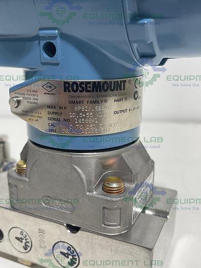 Rosemount 3051CG2A1AS5M5Q4 Pressure Transmitter w/ Rosemount C305111124-0000