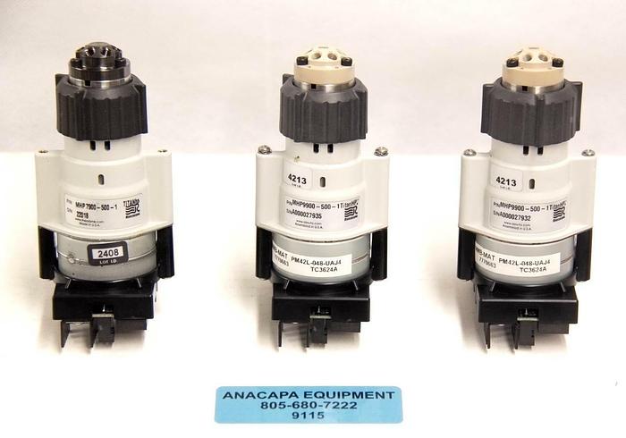 Used Rheodyne MHP9900-500-1 + MHP7900-500-1 TitanHP Fluidic Valve USED LOT OF 3 9115