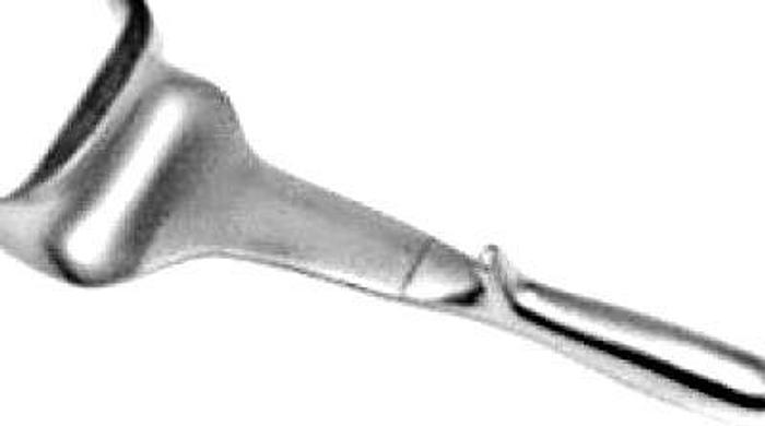 Used Retractor Abdominal Doyen 48 by 110mm Blade Hollow Grip Handle 280mm (11in)