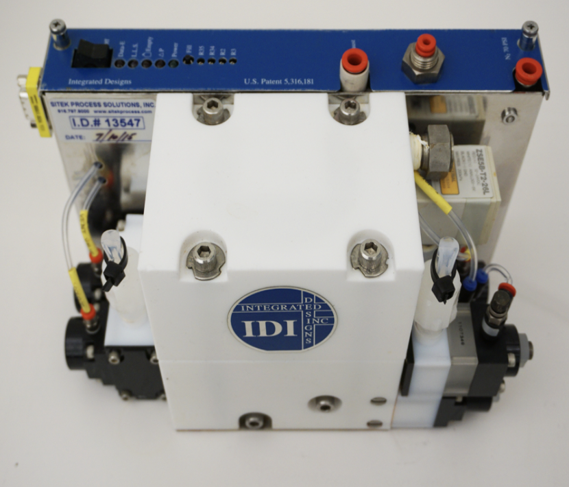 Used IDI Integrated Designs resist pump