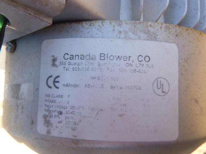 Used  Blower, 5 HP, Regenerative, Canada Blowers, 155 CFM #S744411