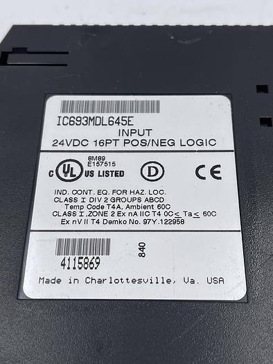 Used GE IC693MDL645E