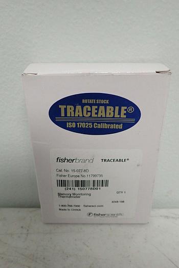 Used Fisher Scientific 15-077-8D Traceable Memory Monitoring Thermometer
