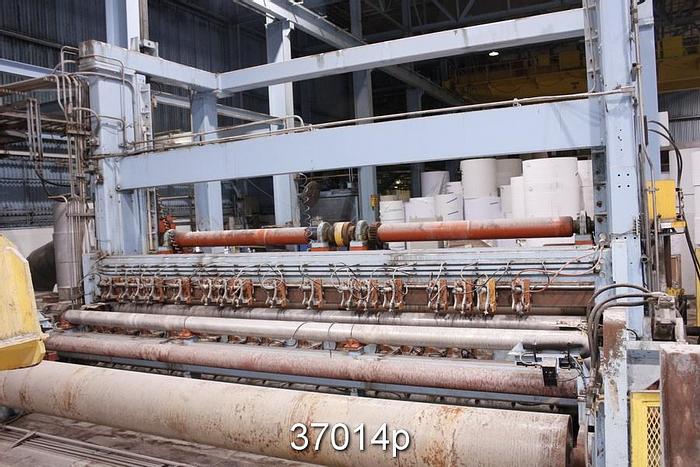 Used Metso 220" Trim Medium/Liner Fourdrinier Paper Machine #37014