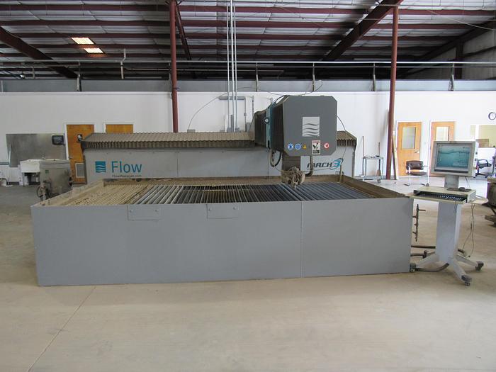 Used 2013 Flow Mach 3 4020B 60,000 PSI 3-Axis CNC Waterjet