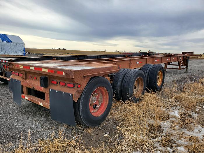 Used 40' Delta Container / Chassis Trailer - 3 Axle
