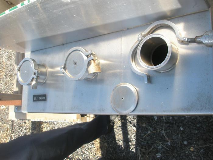 Used Cleaner, Tank, Purge System, 3 Compartment, S/st, Portable #S210295