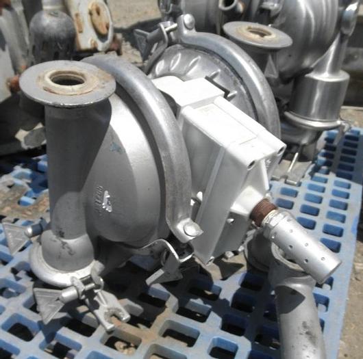 Used Pump, Diaphragm, 1-1/2", S/st, Wilden, #S741204