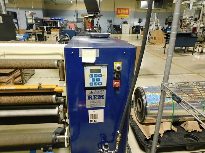 28" ASSOCIATED MACHINE DESIGN REM DUPLEX SLITTER REWINDER