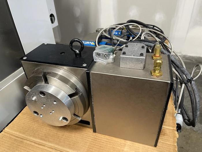 Used 2017 HAAS VF-3YT 5-Axis CNC Vertical Machining Center