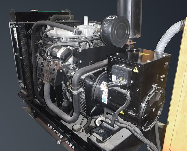 Used STAND-BY GENERATOR, OLYMPIAN MODEL G30F3, 30KW