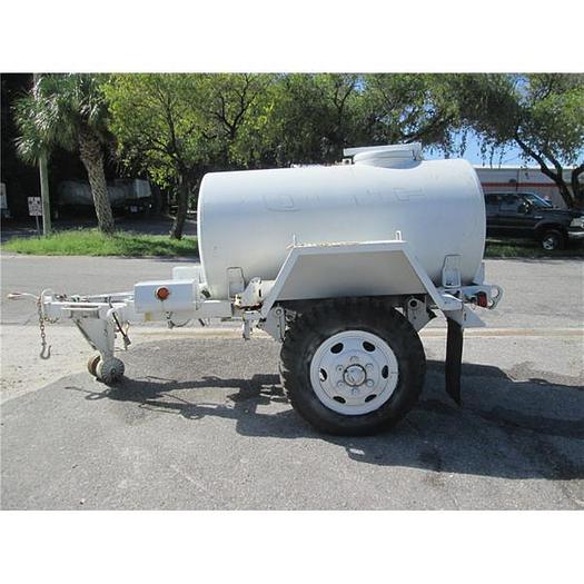 400 Gallon stainless steel tank and military trailer