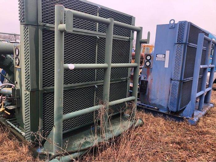 Used Two Air Boosters skid mounted