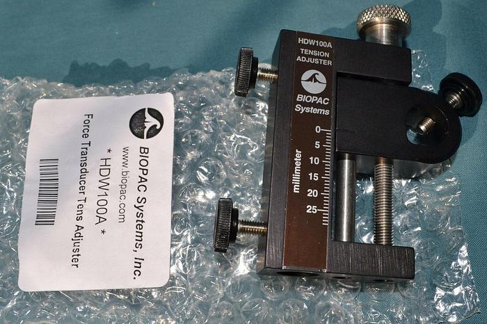 Used Biopac HDW100A Force Transducer Tension Adjuster