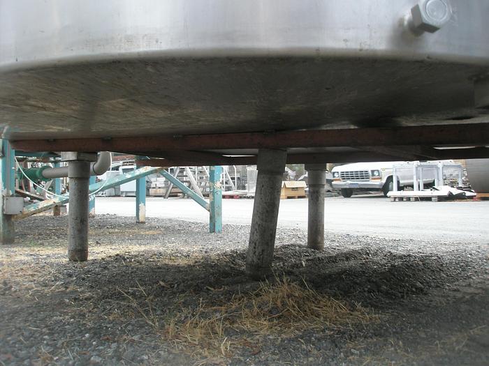 Used Tank, 1,550 Gallon, S/st, 78" X 86", #S738679