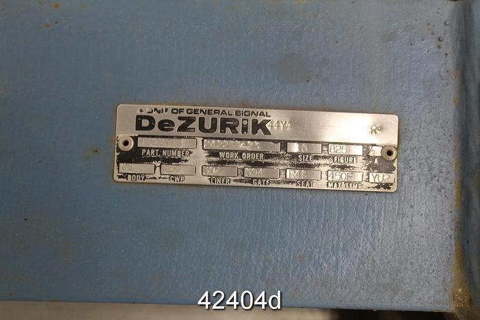 Used Dezurik 9323918 16" Hand Operated Knife Gate Valve #42404