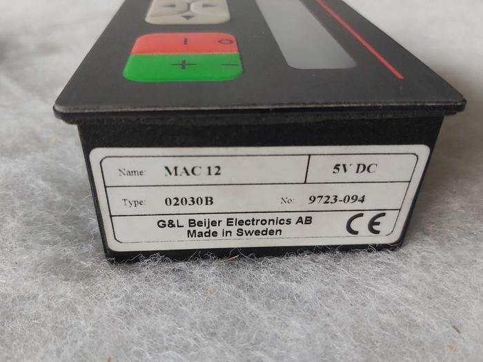 Gebraucht Bediengerät, MAC 12, G&L Beijer, gebraucht