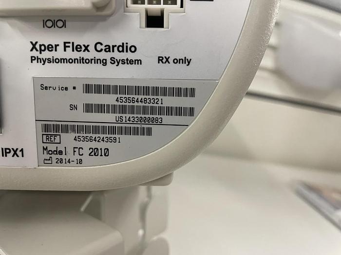 Used 2014 Xper Flex Cardio Physiomonitoring System Model FC 2010
