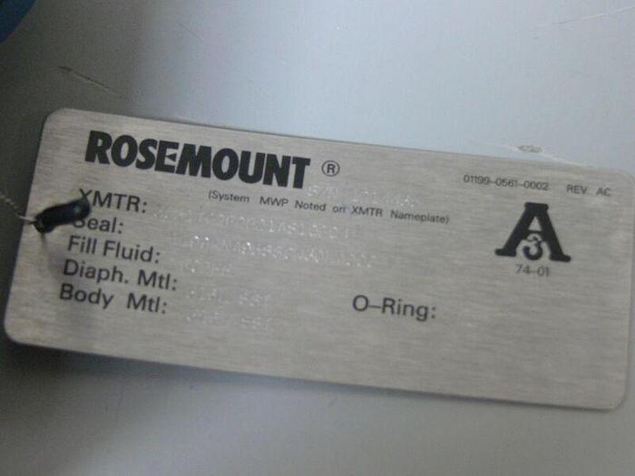 Used Rosemount Pressure Transmitter 0-100 PSI