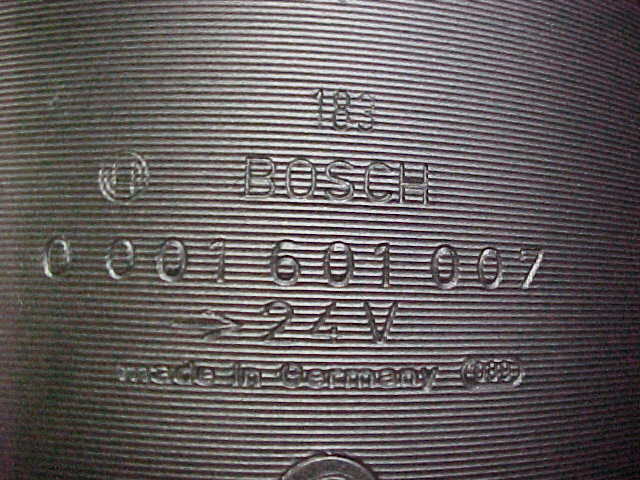 Used BOSCH STARTER 0001601007 DEUTZ TBD 620V16