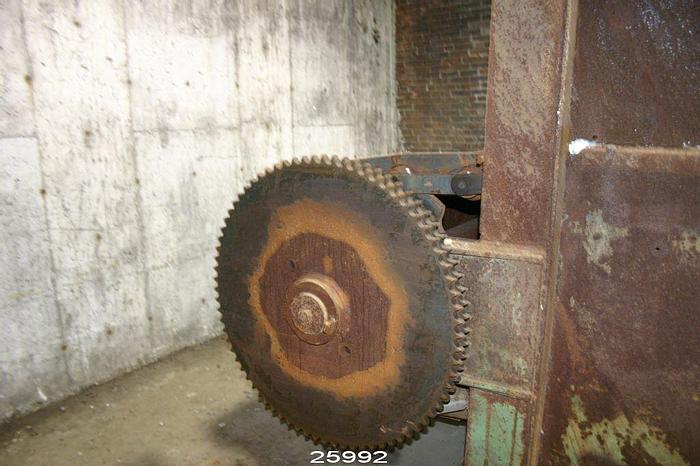 Used Mill Hill  Pulper Feed Conveyor, Approximately 43 Feet Long, 7 Feet Wide Between Sidewalls, 100 Inches Wide Overall, 7 Feet Tall. #25992