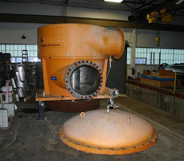 Used BLACK CLAWSON 60NP60 .012" (0.30MM) SLOTS 21,500 GPM (81,386 LPM) LOW PULSE PRESSURE SCREEN