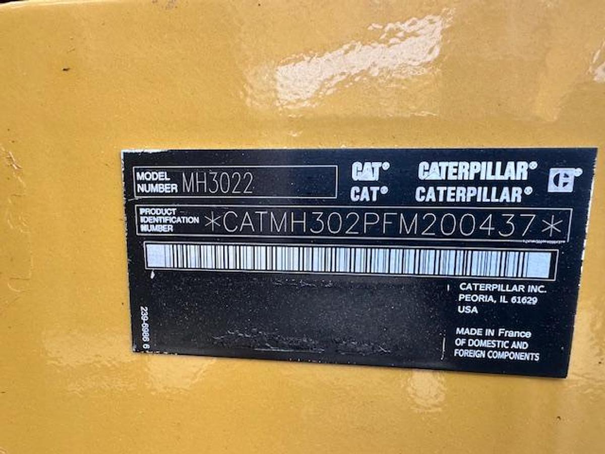 Used 2016 Caterpillar MH3022