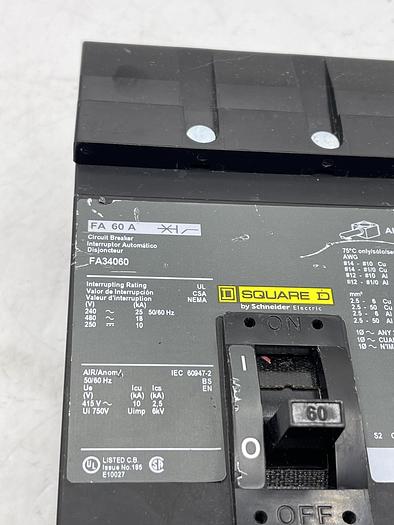 Used Square D FA34060